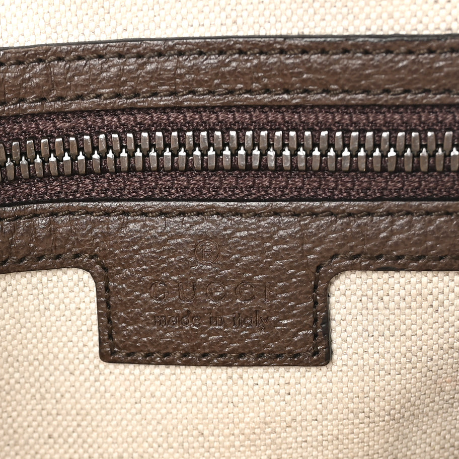 Gucci GG Supreme Monogram Web Small Ophidia Messenger Bag Brown Image 6