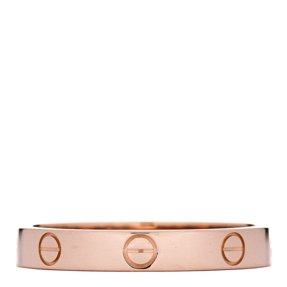 Cartier 18K Pink Gold 3.5mm LOVE Wedding Band Ring 64 10.75 Image 1
