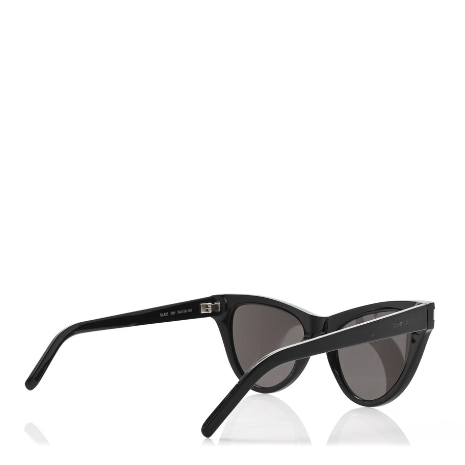 Saint Laurent Acetate Cat 3 Cat Eye Sunglasses SL425 Black Image 4