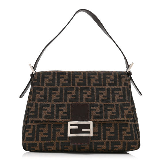  Fendi Zucca Mama Baguette Tobacco