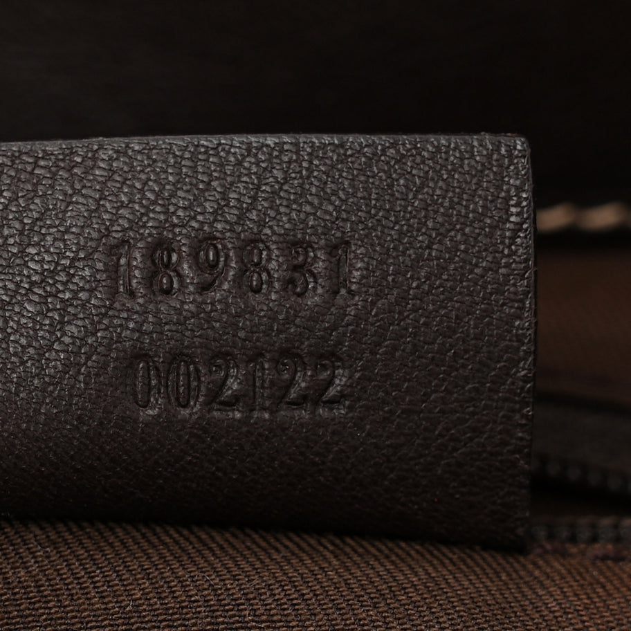 Gucci Monogram D Gold Tote Dark Brown d Gold Tote Dark Brown Image 7