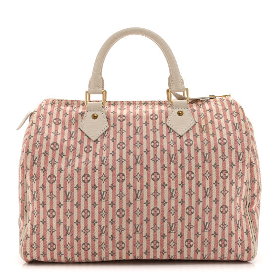 Louis Vuitton Mini Lin Croisette Speedy 30 Rouge Image 1