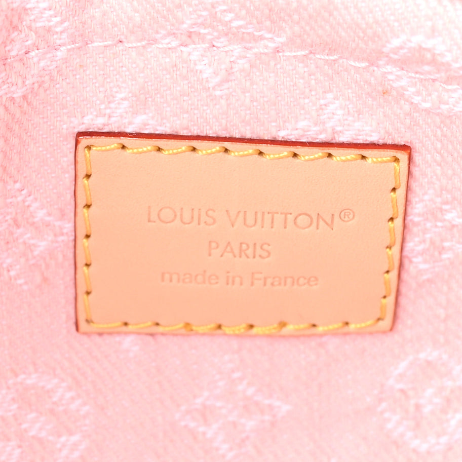 Louis Vuitton Monogram Denim Sunset Washed Pink Image 6