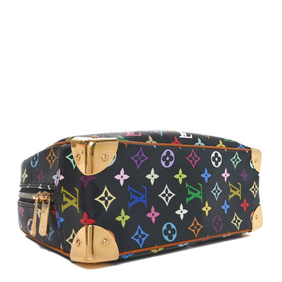 Louis Vuitton Monogram Multicolor Trouville Black Image 4