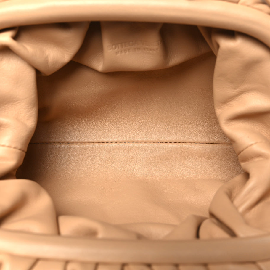 Bottega Veneta Butter Calfskin The Mini Pouch Almond Image 5