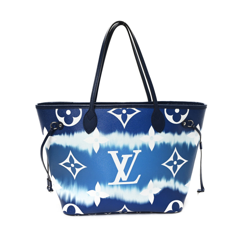  Louis Vuitton Monogram Escale Neverfull MM Blue