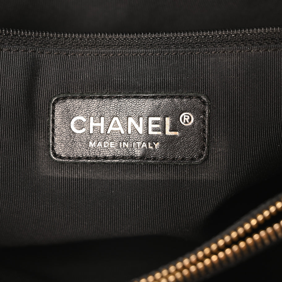 Chanel Caviar Quilted Grand Shopping Tote GST Black Image 6