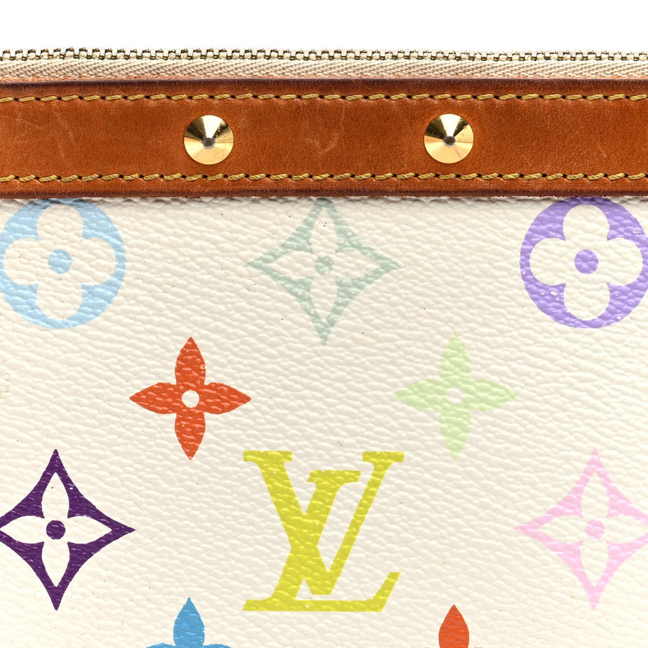 Louis Vuitton Monogram Pochette Accessories White Image 6