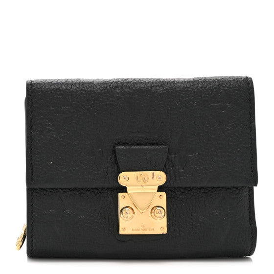  Louis Vuitton Empreinte Metis Compact Wallet Black