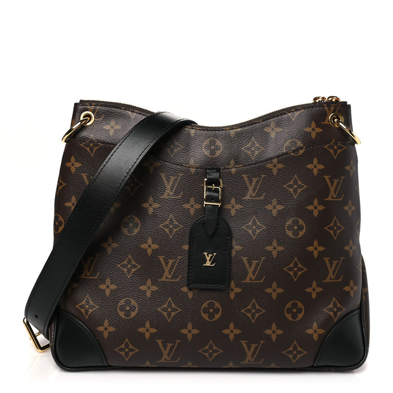  Louis Vuitton Monogram Odeon MM Black