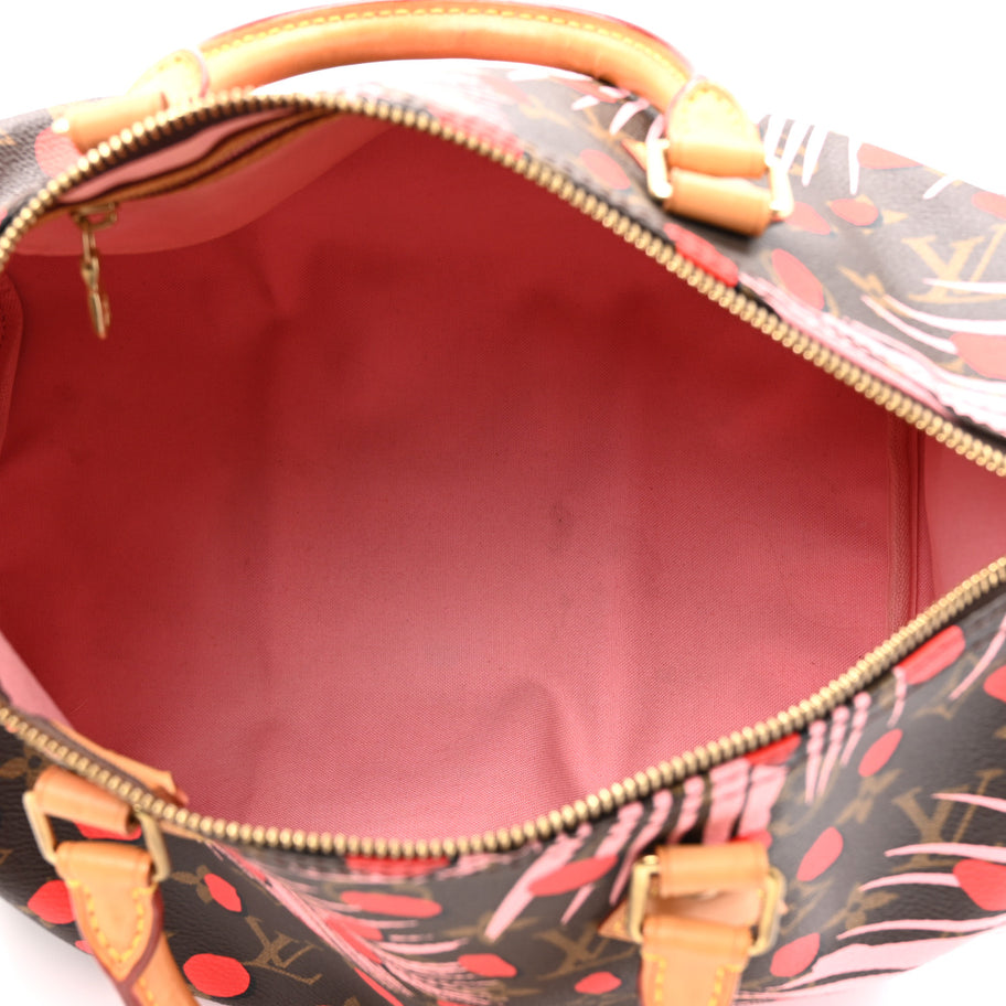 Louis Vuitton Monogram Jungle Dots Speedy 30 Sugar Pink Poppy Image 5