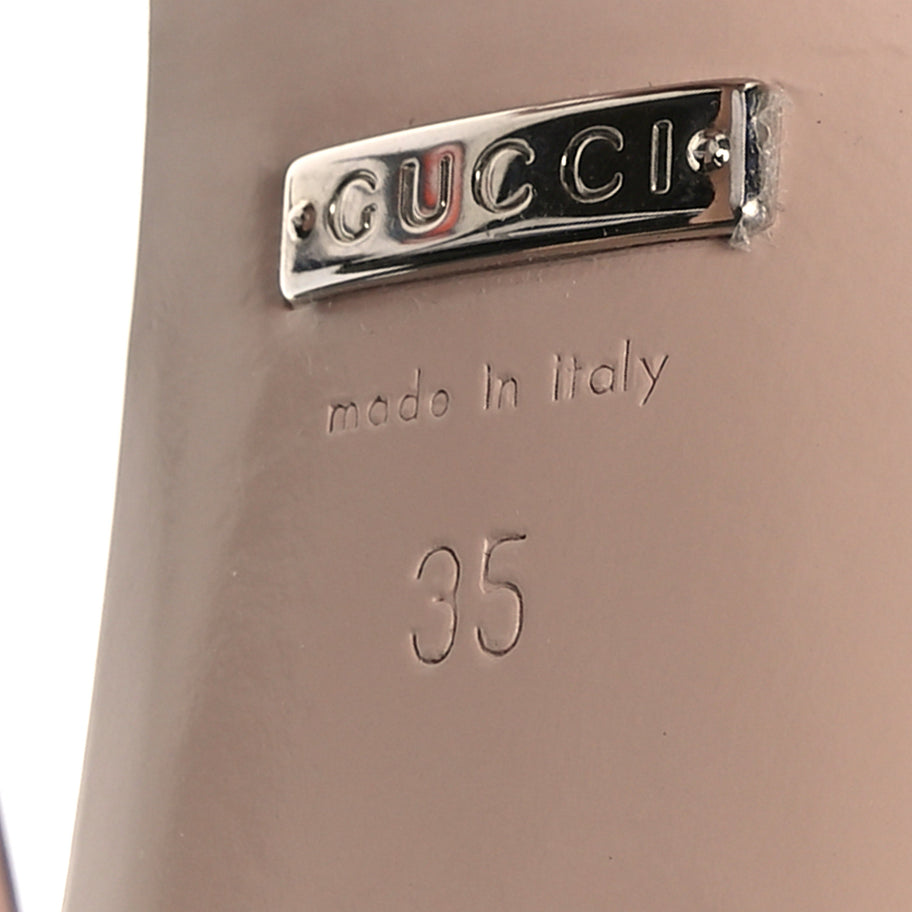 Gucci Malaga Kid Interlocking G Studs 155mm Platform Sandals 35 Perfect Pink Image 7