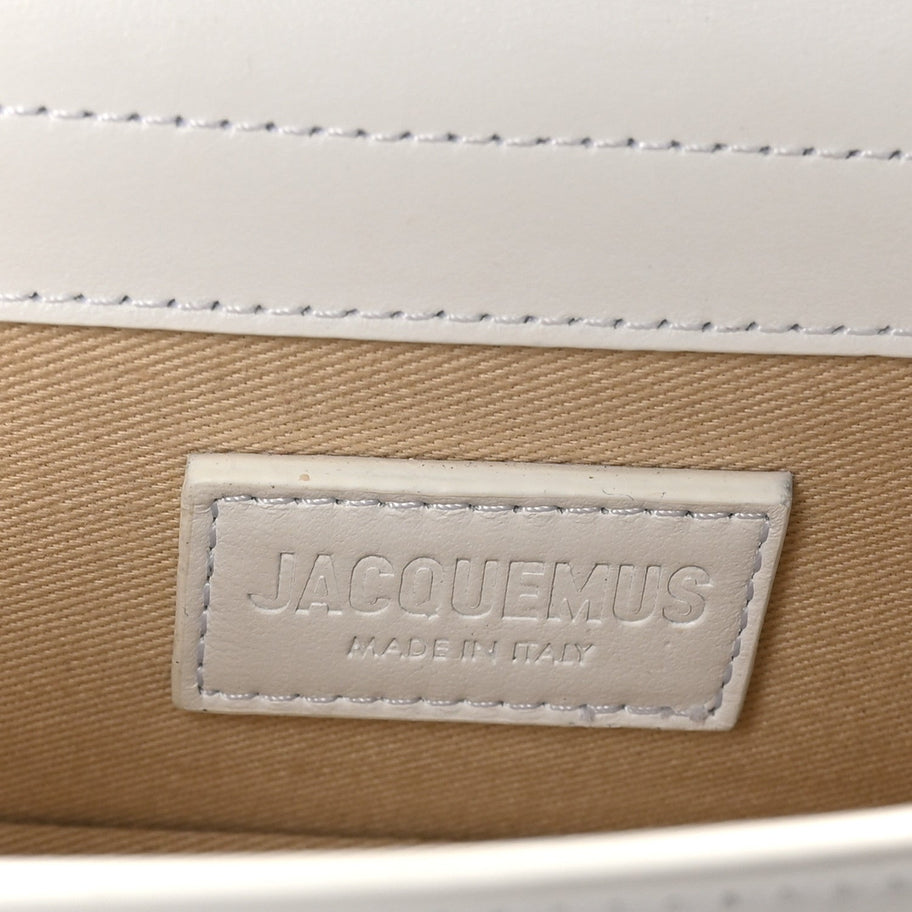 Jacquemus Smooth Calfskin Le Bambino White Image 6