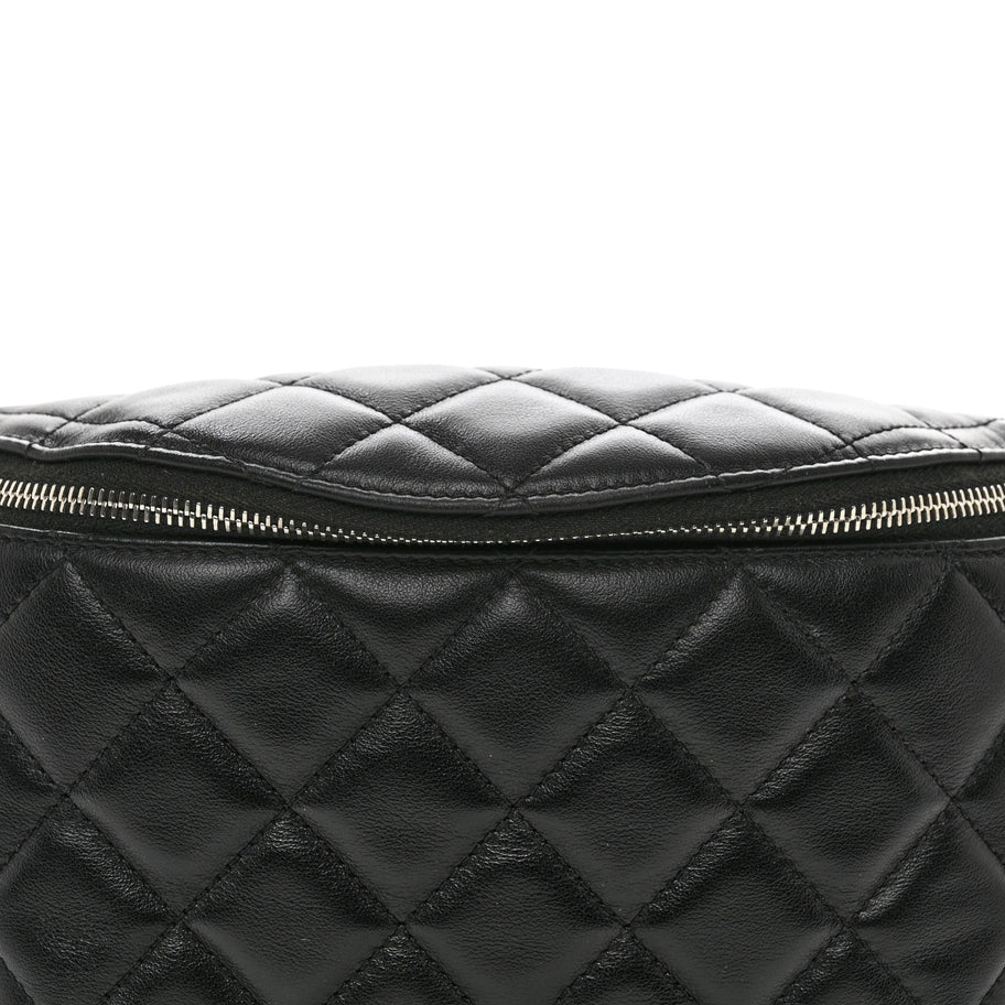 Chanel Calfskin Quilted Waist Belt Bag Black Image 5