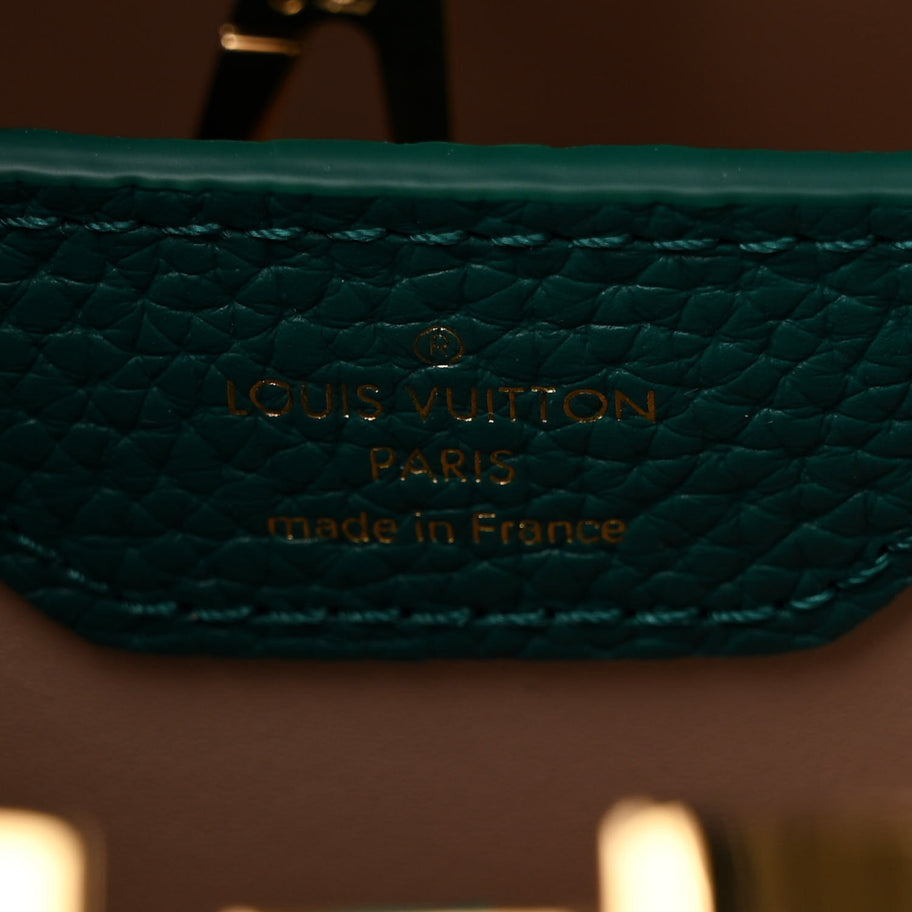 Louis Vuitton Taurillon Capucines BB Vert Image 7