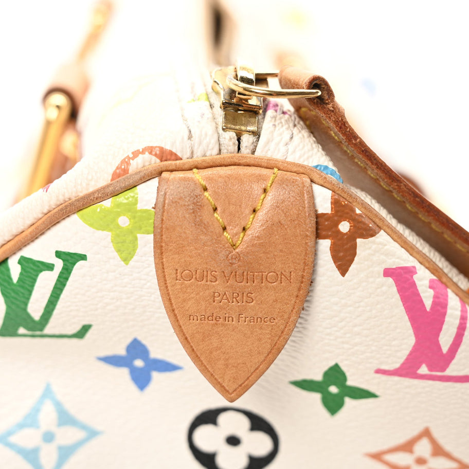 Louis Vuitton Monogram Speedy 30 White Image 6