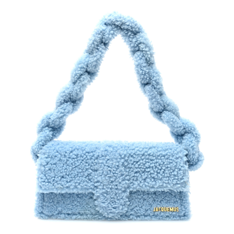 Jacquemus Shearling Le Bambidou Light Blue Image 1