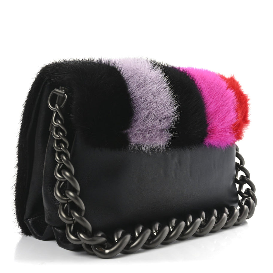 Versace Mink Palazzo Sultan Shoulder Bag Multicolor Image 3