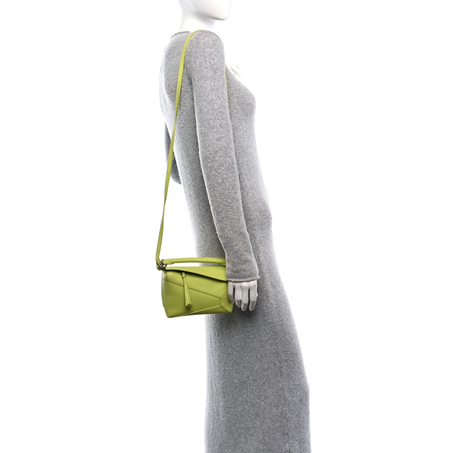 Loewe Calfskin Mini Puzzle Edge Bag Anise Image 2