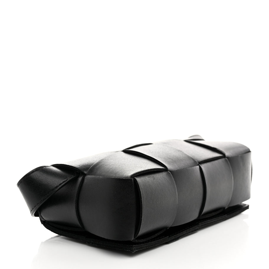 Bottega Veneta Nappa Maxi Intreccio The Belt Cassette Bag Black Image 4