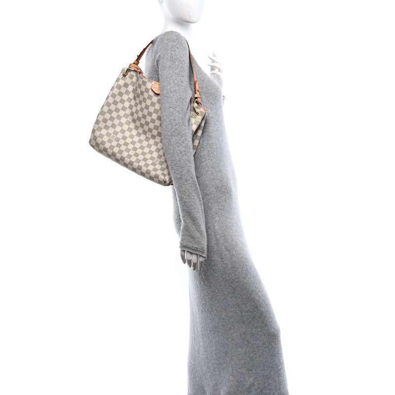  Louis Vuitton Damier Azur Graceful PM