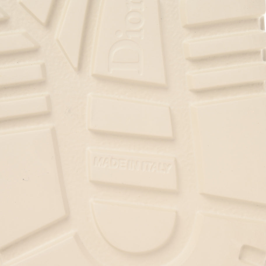 Christian Dior Laminated Sheepskin Cannage Dior Or Dioract Slide Sandals 39 Steel Image 7