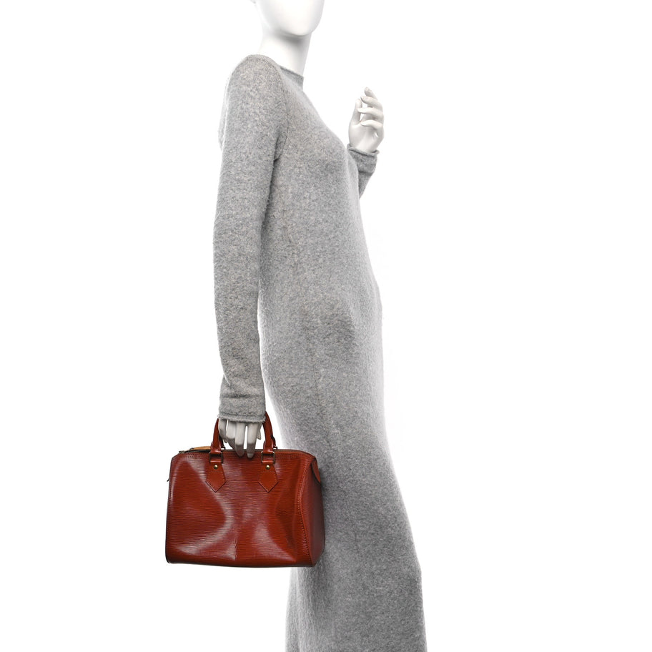 Louis Vuitton Epi Speedy 25 Kenyan Kenyan Fawn Image 2