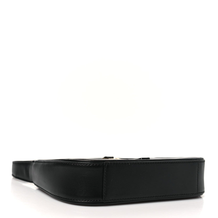 Saint Laurent Smooth Calfskin Le 5 A 7 Mini Hobo Black Image 4