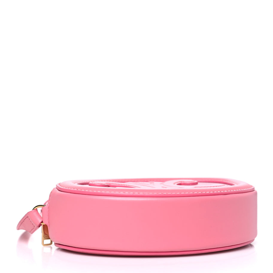 Celine Smooth Calfskin Cuir Triomphe Oval Purse Crossbody Lipstick Image 4