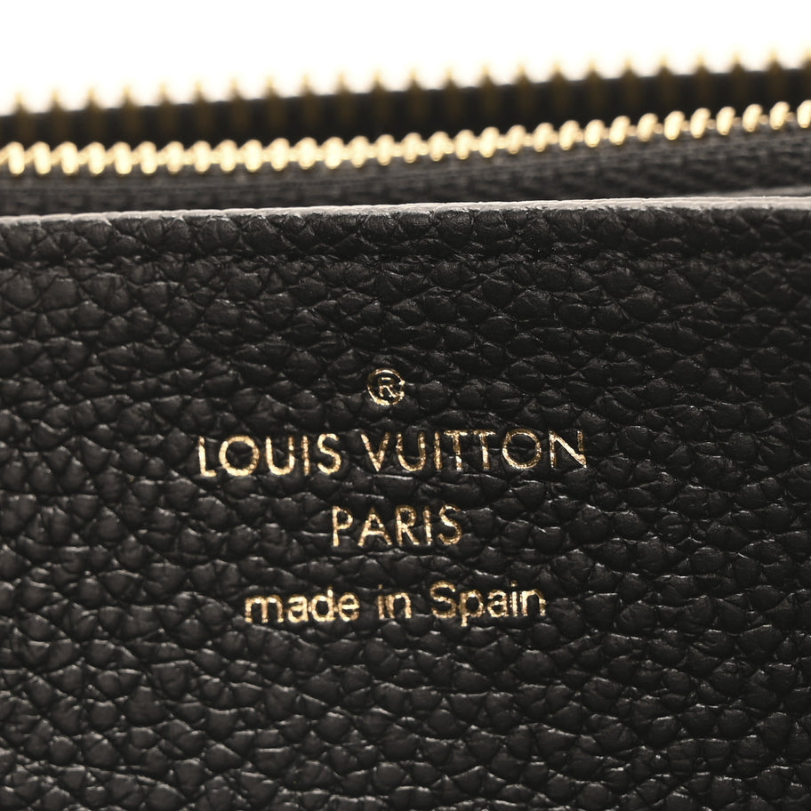 Louis Vuitton Empreinte Zippy Wallet Black Image 6