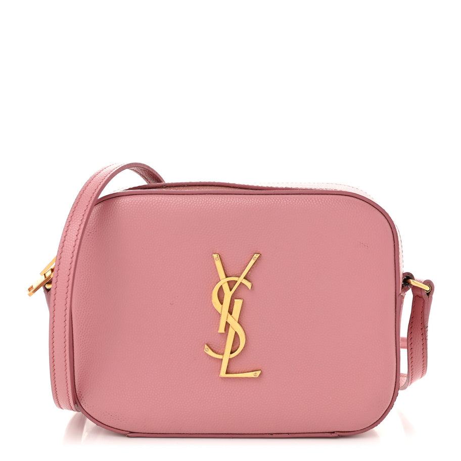 Saint Laurent Grain De Poudre Small Classic Monogram Camera Bag Old Rose Image 1