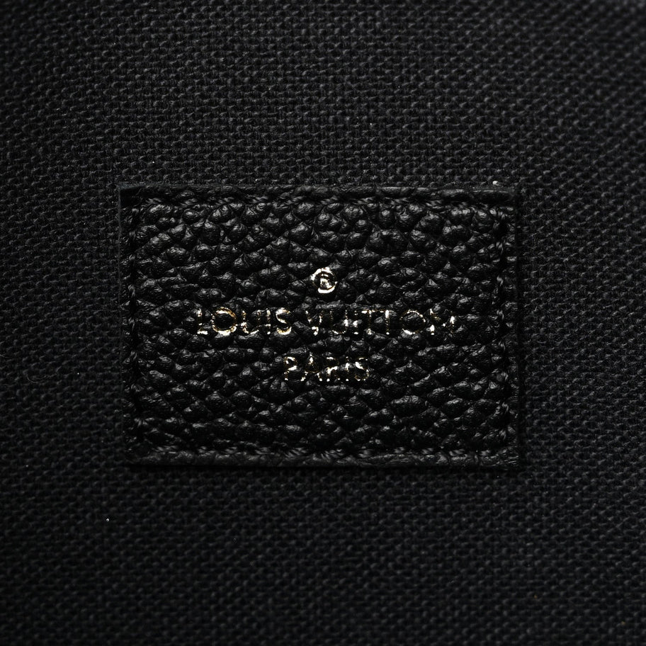 Louis Vuitton Empreinte Pochette Felicie Chain Wallet Black Image 7