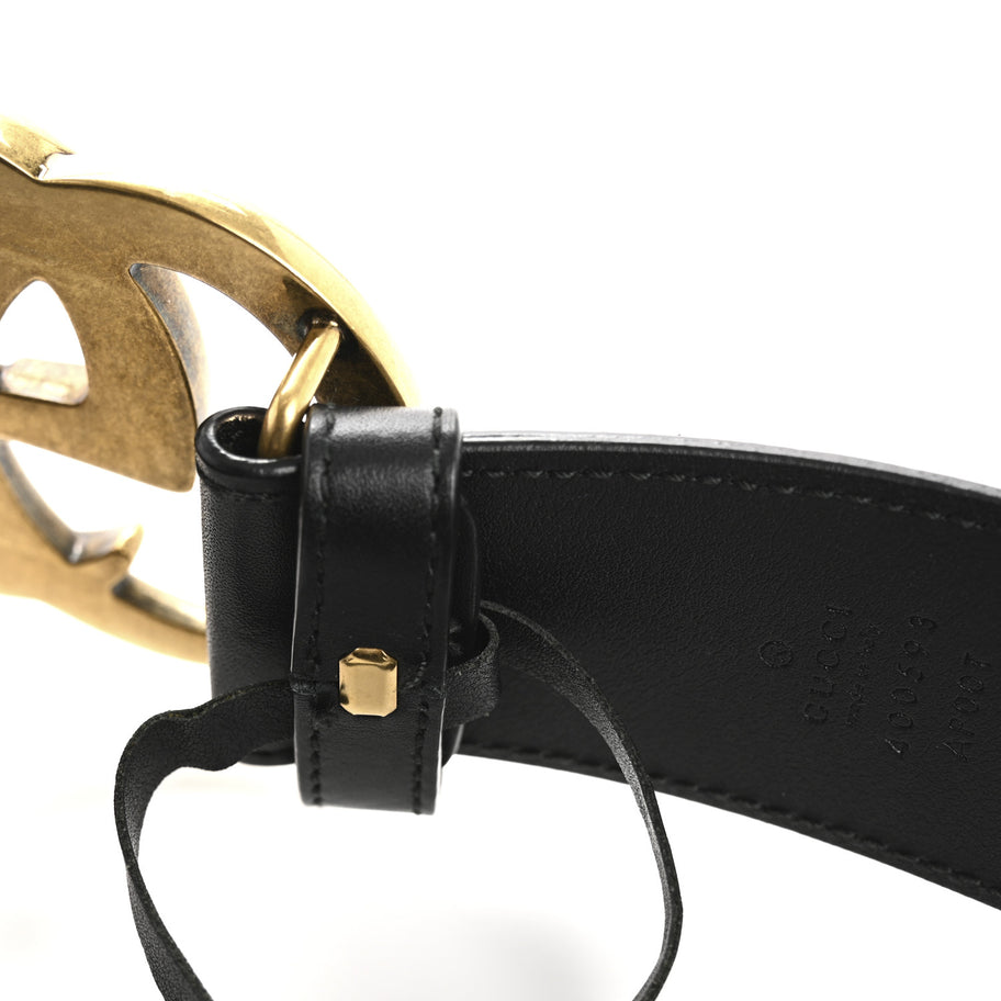 Gucci Calfskin Double G 40mm Belt 85 34 Black Image 7