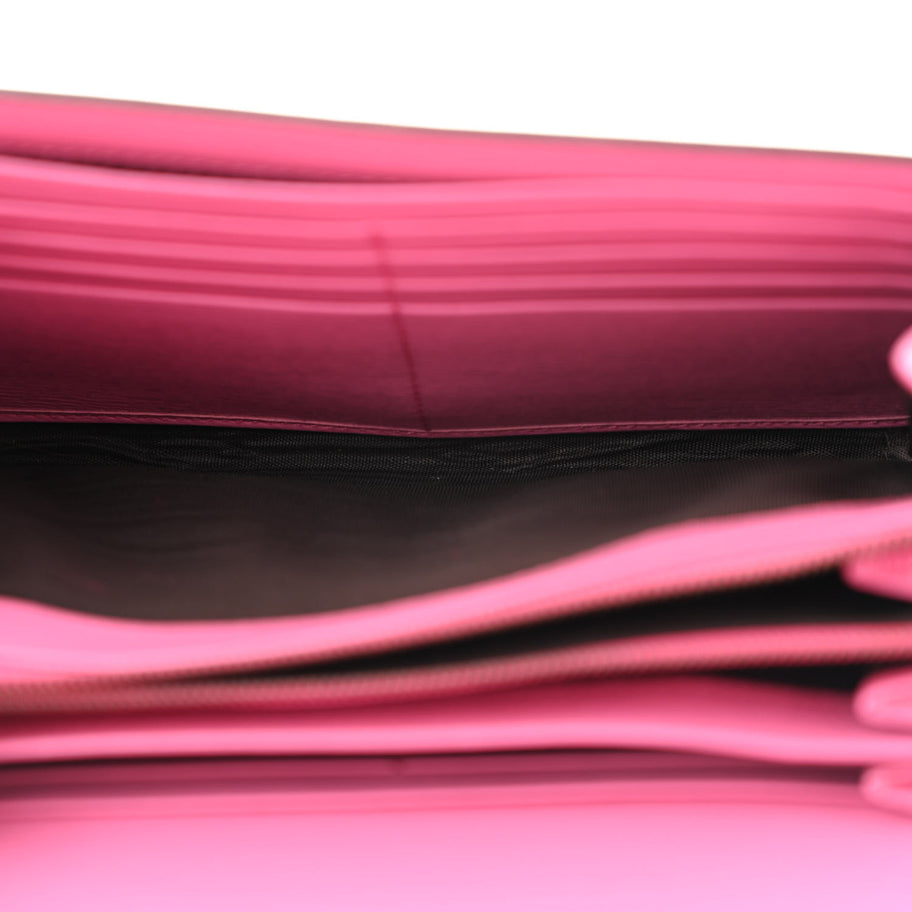 Gucci Calfskin Floral Print Mini Dionysus Chain Wallet Ivory Pink Image 5