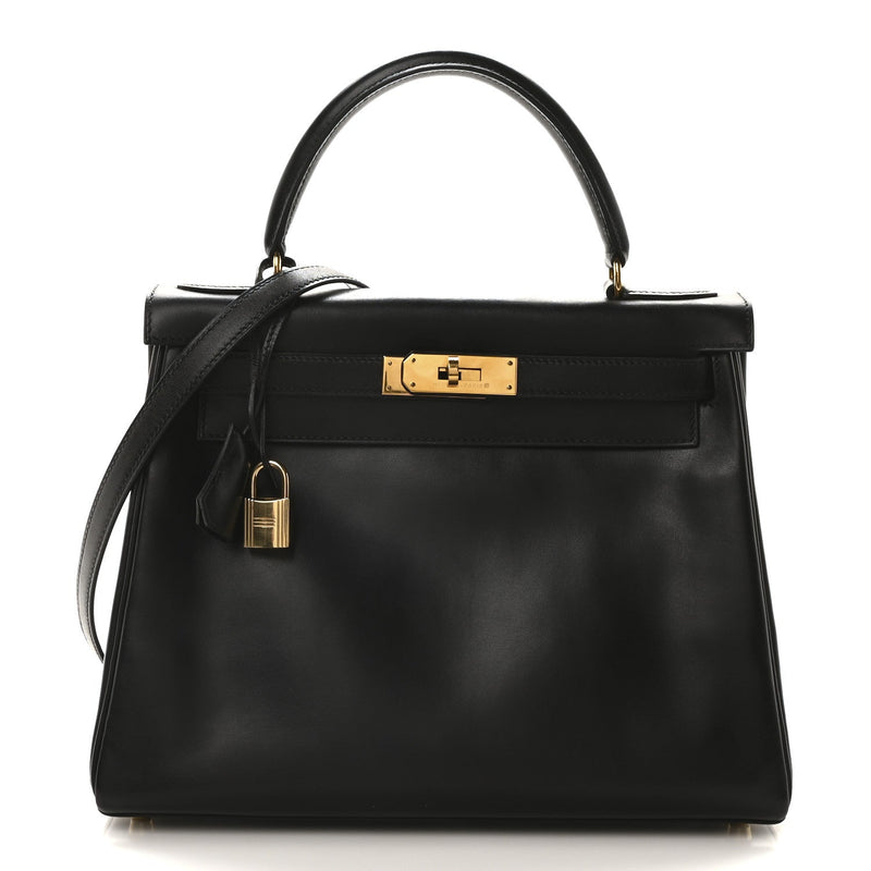  Hermes Box Kelly Retourne 28 Black