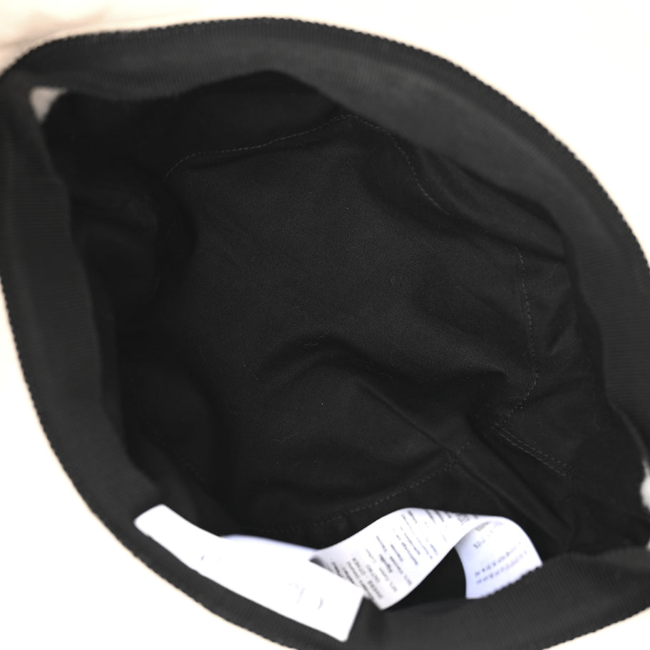 Christian Dior Shearling Cannage D-Bobby Bucket Hat 58 Ecru Image 7