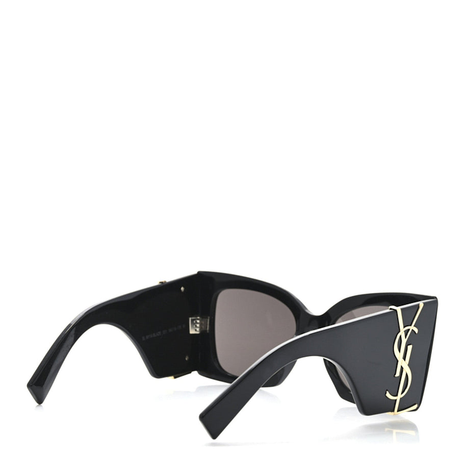 Saint Laurent Acetate Blaze Sunglasses SL M119 Black Image 4