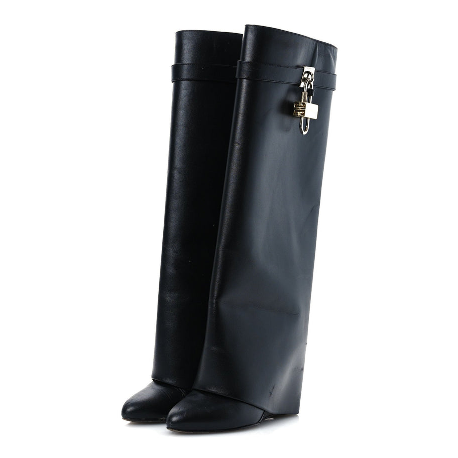 Givenchy Calfskin Shark Lock Pant Boots 38.5 Black Image 4