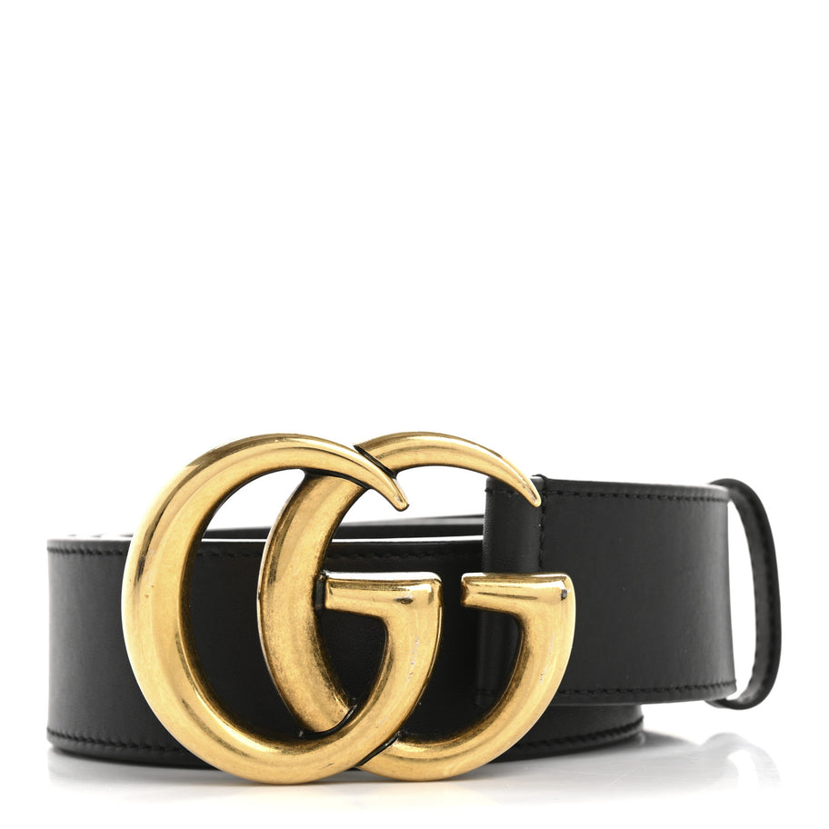 Gucci Calfskin Double G 40mm Belt 85 34 Black Image 1