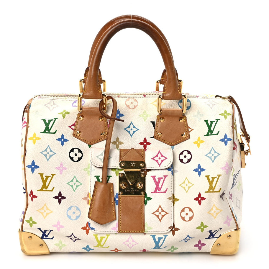 Louis Vuitton Monogram Speedy 30 White Image 1