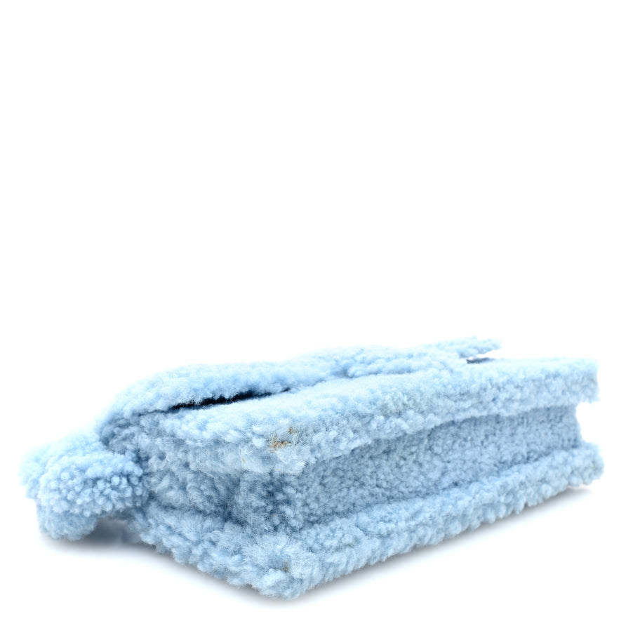 Jacquemus Shearling Le Bambidou Light Blue Image 4