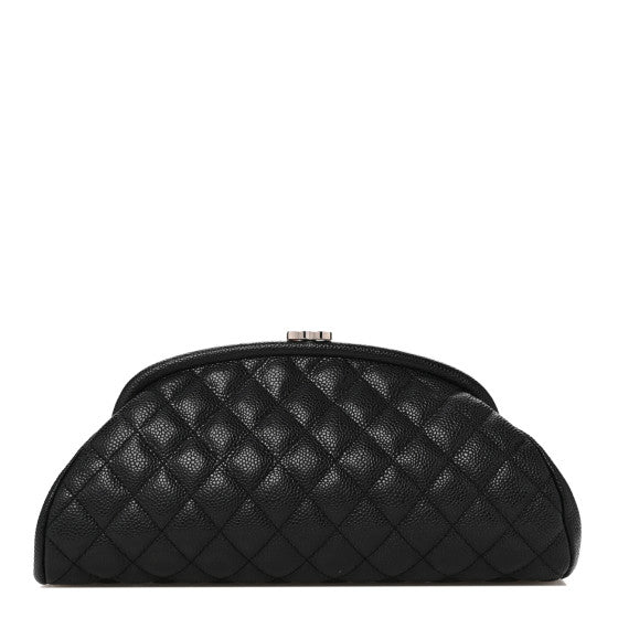 Chanel Caviar Quilted Timeless Clutch Black Image 1