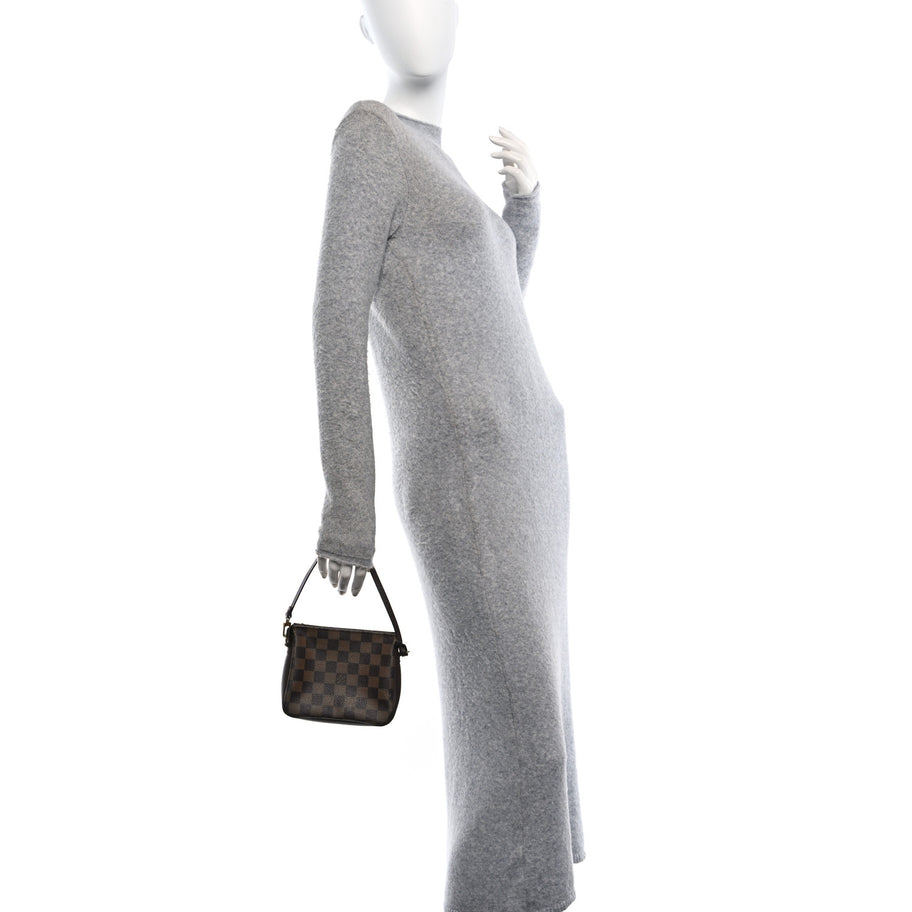 Louis Vuitton Damier Ebene Trousse Make Up Bag Pochette Image 2