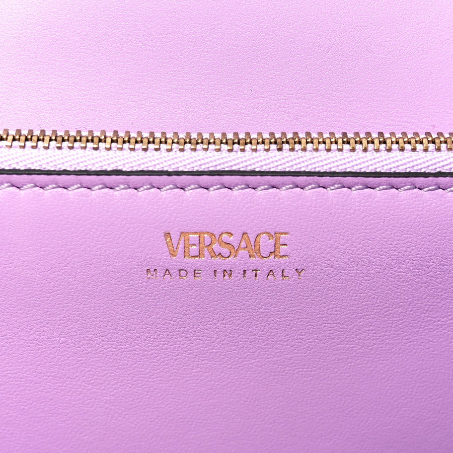 Versace Calfskin Large La Medusa Bag Green Image 6