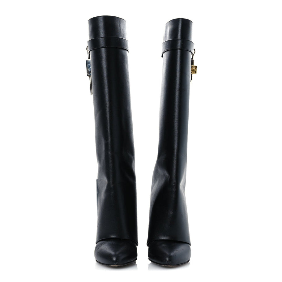 Givenchy Calfskin Shark Lock Pant Boots 38.5 Black Image 3