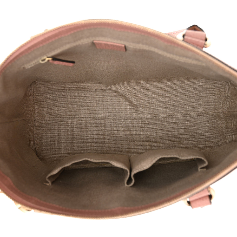 Gucci Dollar Calfskin GG Charm Satchel Soft Pink Image 5