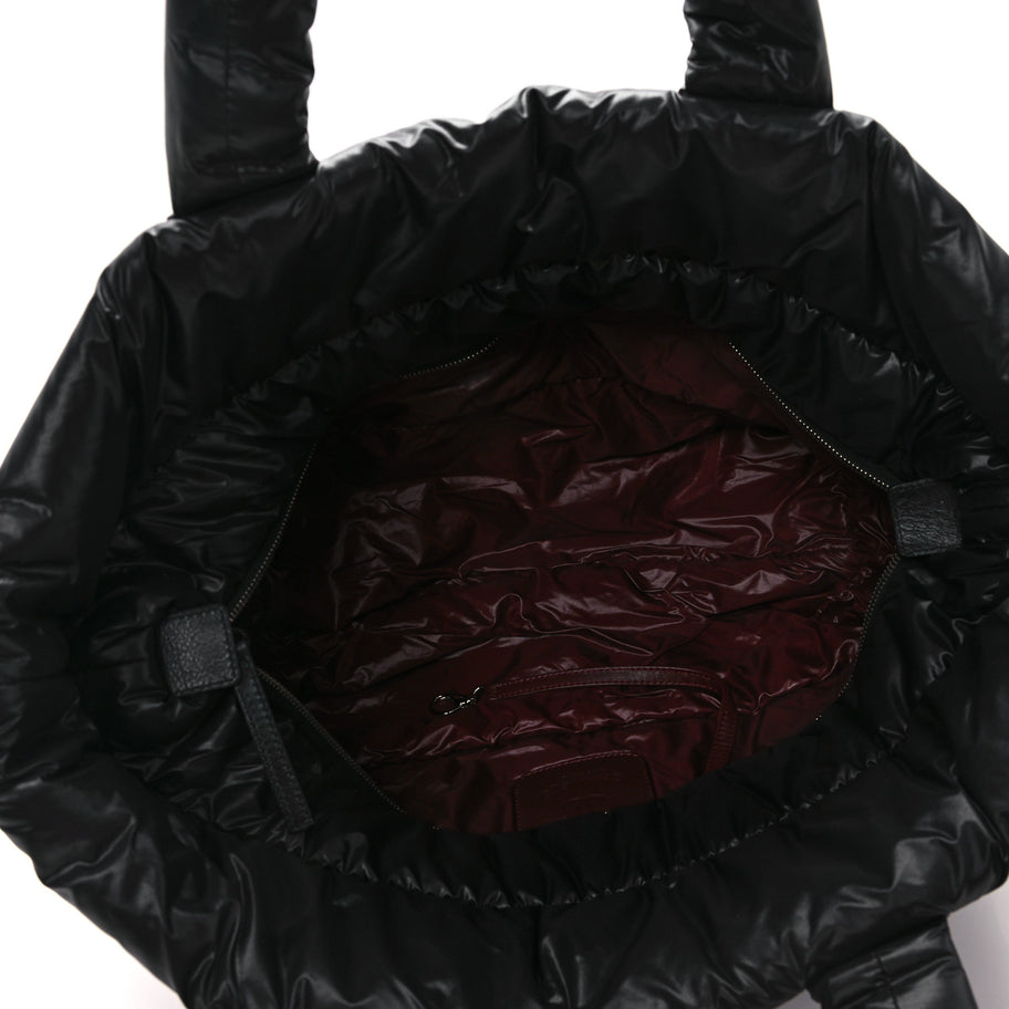 Chanel Nylon Quilted Large Coco Cocoon Tote Black Image 5