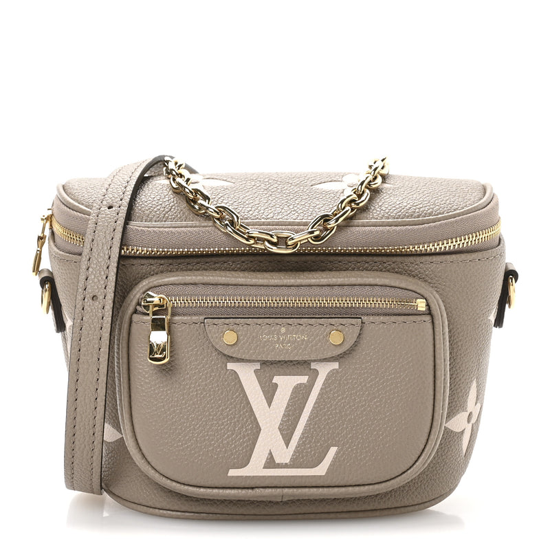  Louis Vuitton Empreinte Monogram Giant Mini Bumbag Tourterelle Cream