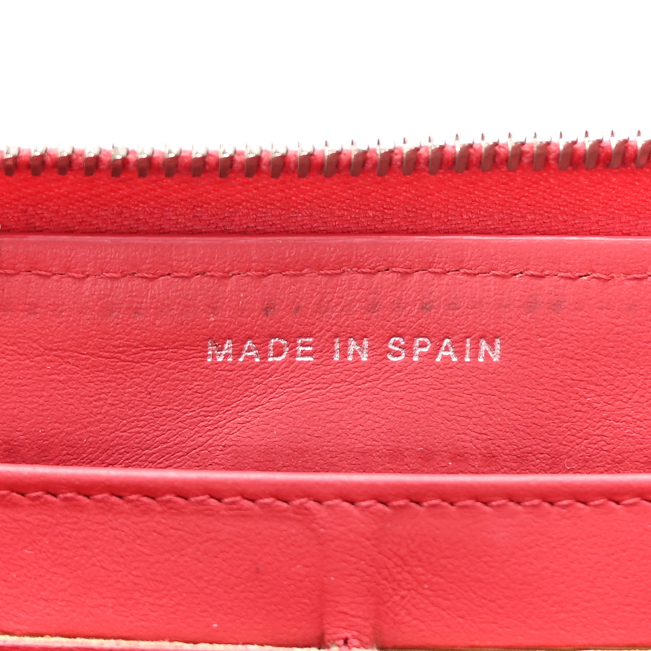 Chanel Caviar Quilted Large Gusset Zip Around Wallet Pink Image 7