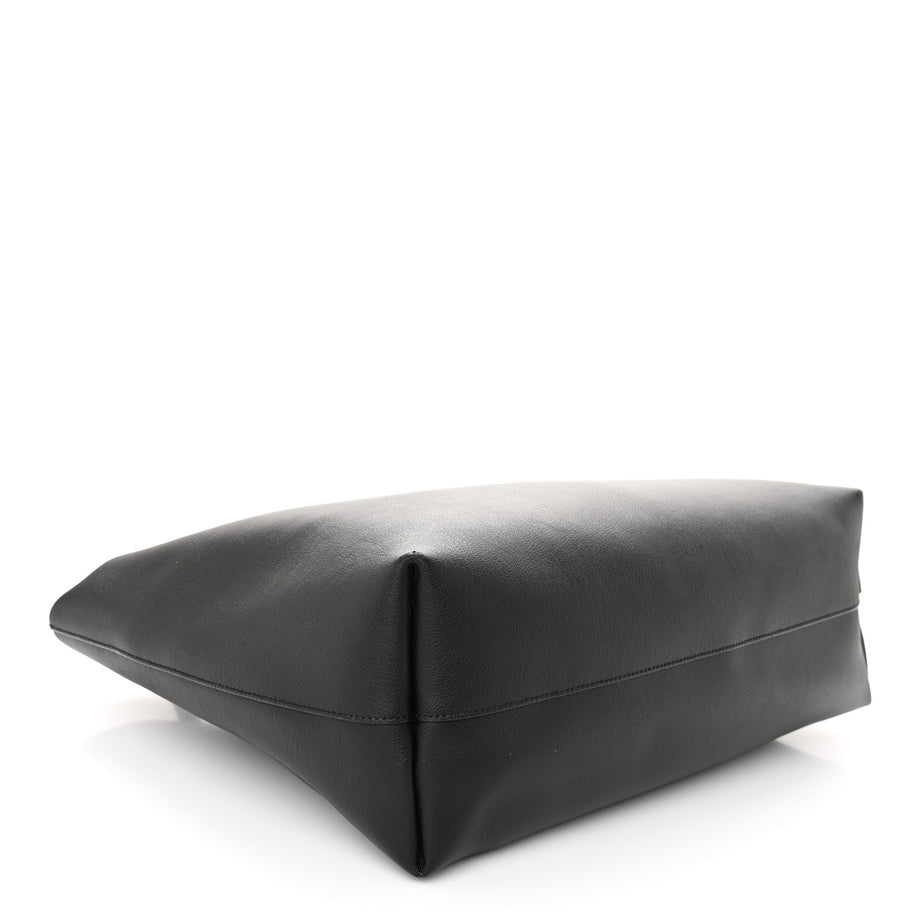 Saint Laurent Calfskin Large Shopping Tote Black Image 5